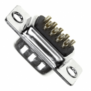 Connector, D-Sub, 9-Circuit, Male, Solder Cup