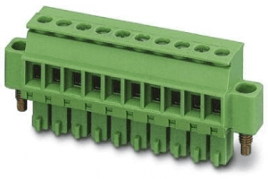 Connector, 8-Circuit, Screw Clamp, 90 Degree
